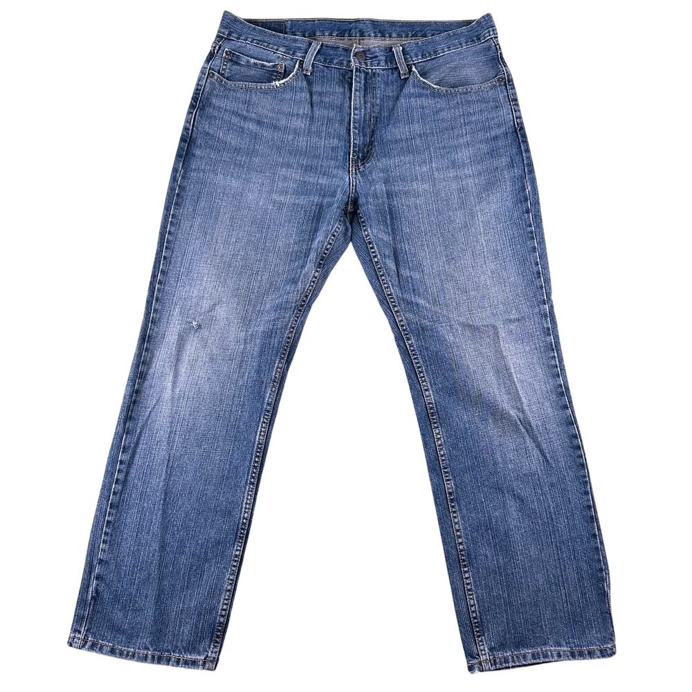 Levis 559 Jeans Men's 36x30 Blue Denim Whiskered Relaxed Straight 100% Cotton